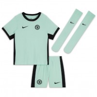 Camisa de Futebol Chelsea Nicolas Jackson #15 Equipamento Alternativo Infantil 2023-24 Manga Curta (+ Calças curtas)